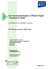 Environmental Impact of Road Freight Transport in 2020